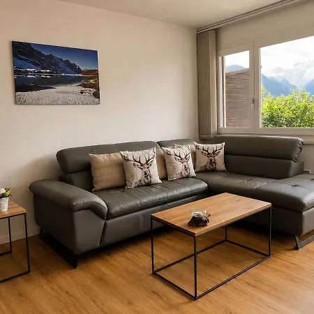 Moderne Mit Sonniger Terrasse, Blick Auf Berge Und Engelbergertal Lägenhet *